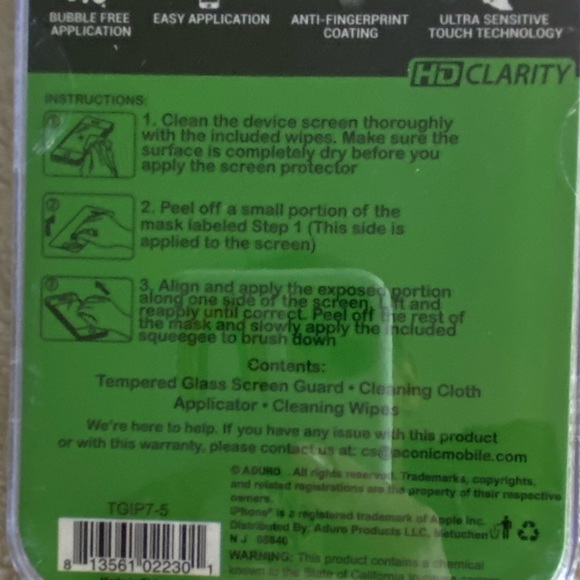 iPhone 7, 6s, 6 Screen Protector - Picture 5 of 6